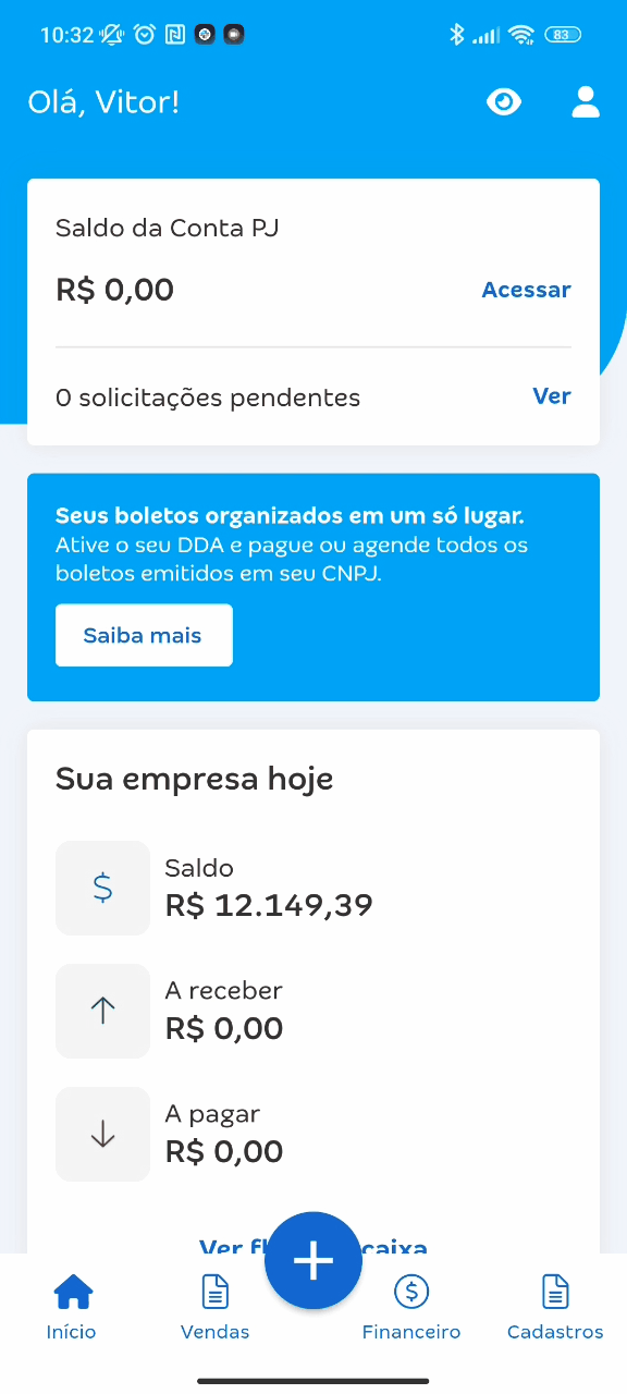 Passo a passo para adicionar usuário na Conta PJ da ContaAzul IP.