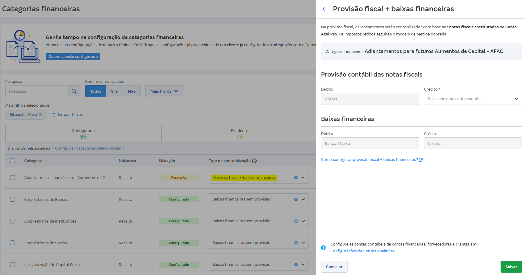 Tela de configuração de Provisão fiscal + baixas financeiras.png