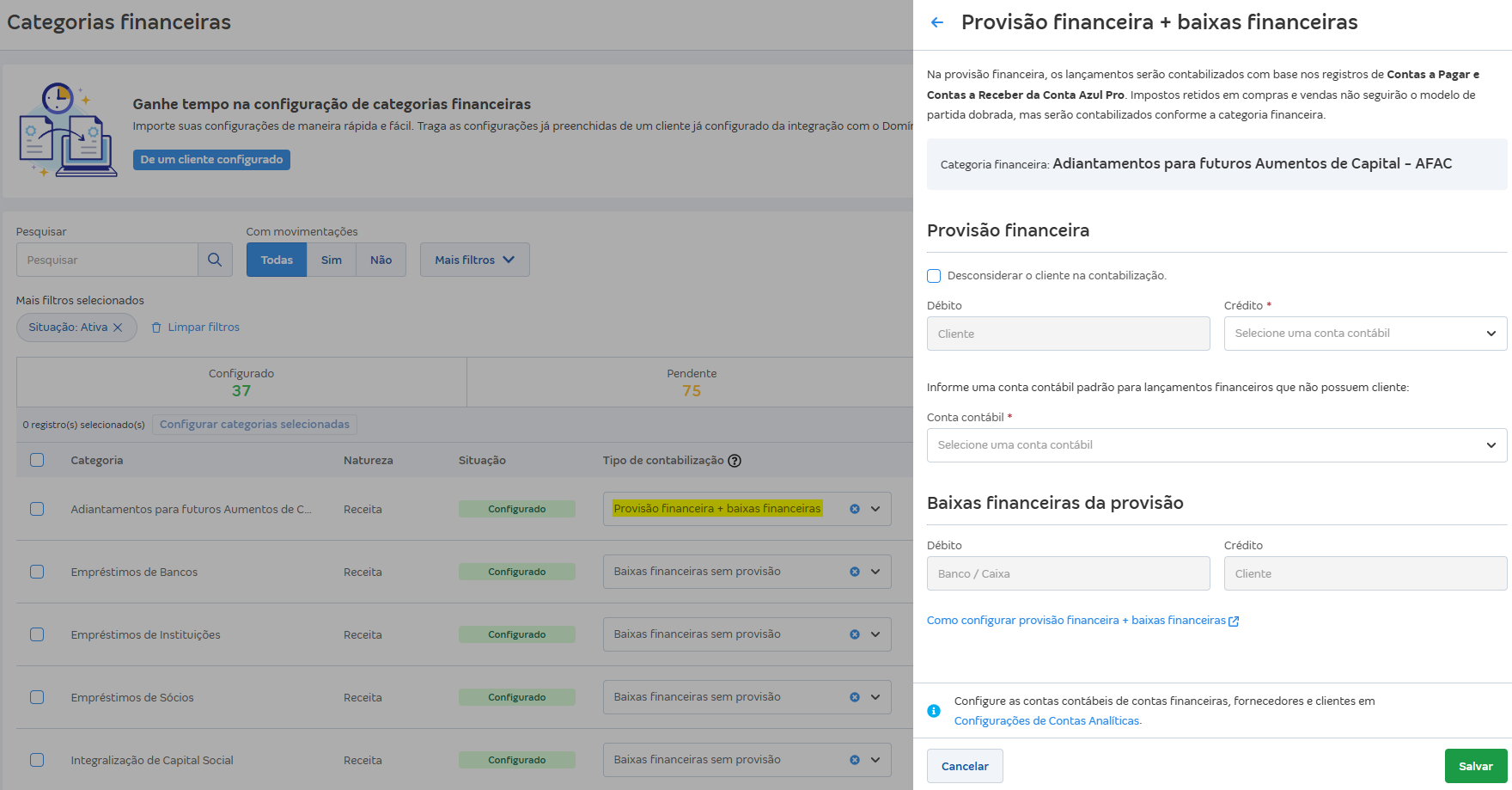 Tela de configuração de Provisão financeira + baixas financeiras.png