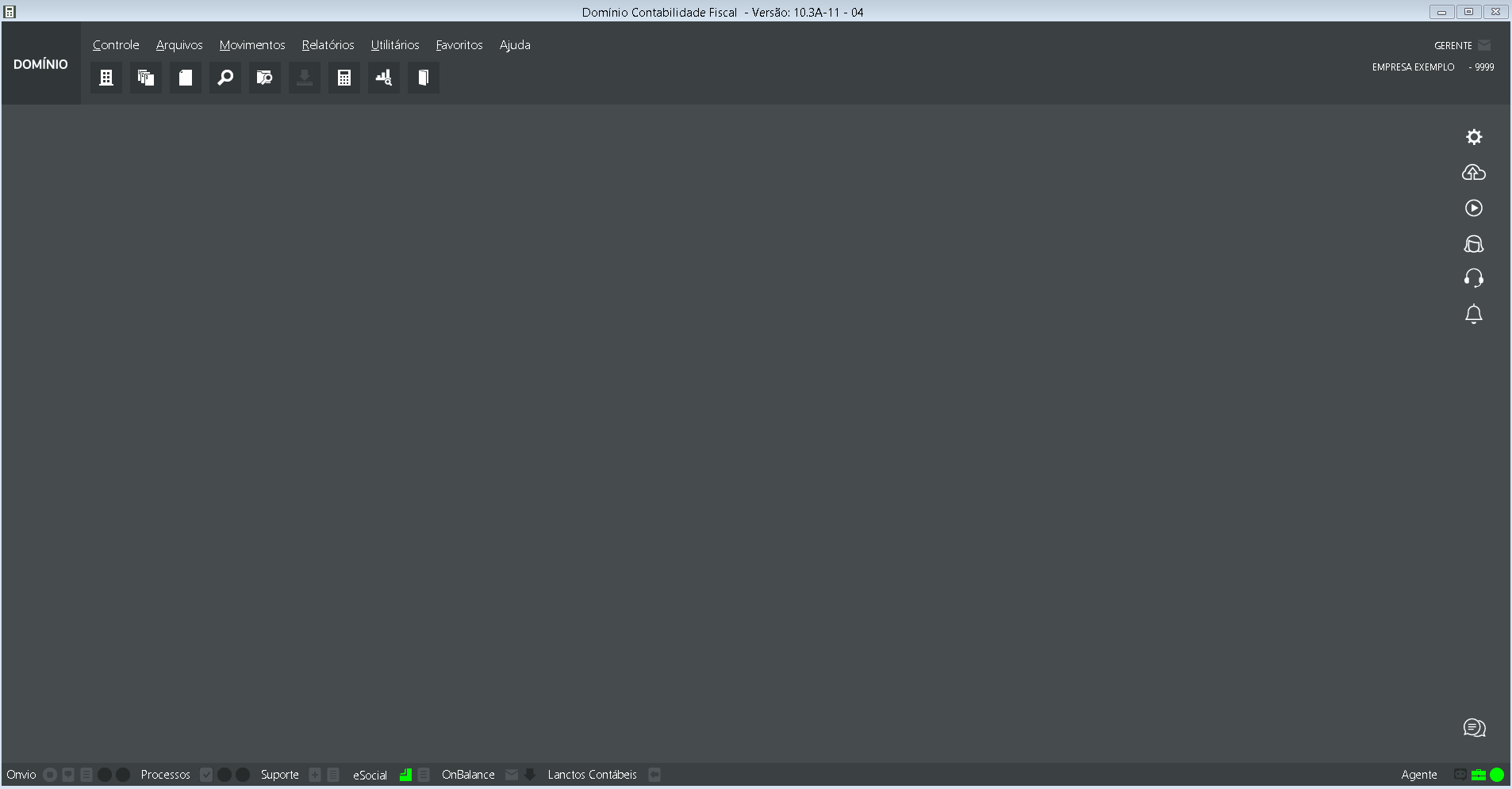 Passo a passo para habilitar o envio do plano de contas do cliente para a Conta Azul no módulo contabilidade do Domínio.