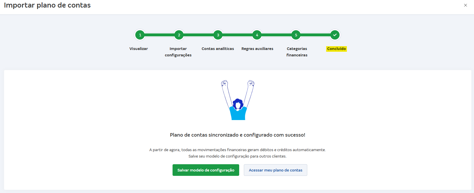 Tela de importação do plano com destaque para a aba Concluído.png