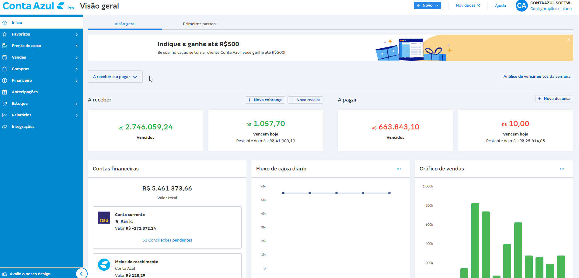 Passo a passo para criar Orçamentos.