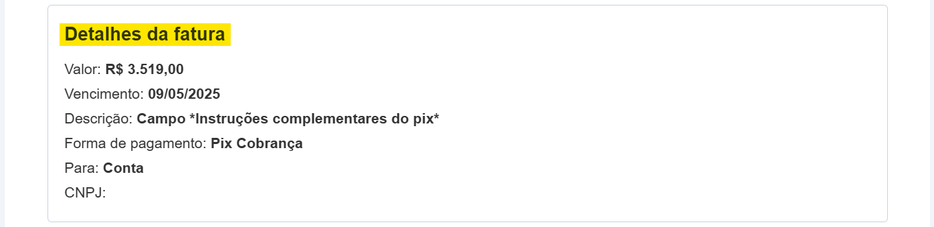 Tela do email do pix da conta azul com detalhes da fatura.png