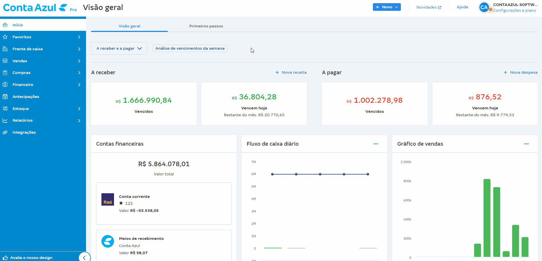 Passo a passo para excluir lançamentos financeiros em lote nas telas de Contas a pagar ou a receber.