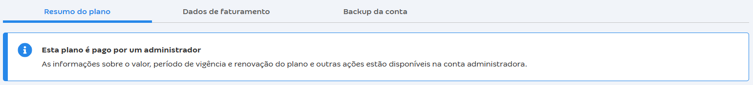 Tela com mensagem Este plano é pago por um administrador.png