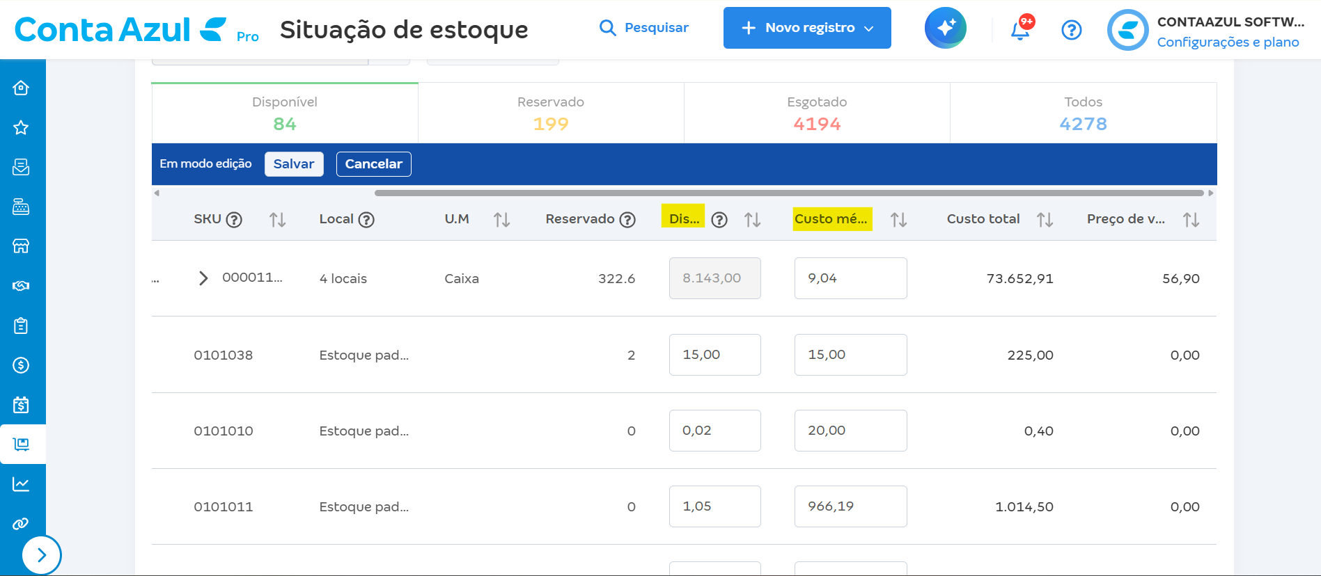 Disponivel e custo medio, editar em lote.png