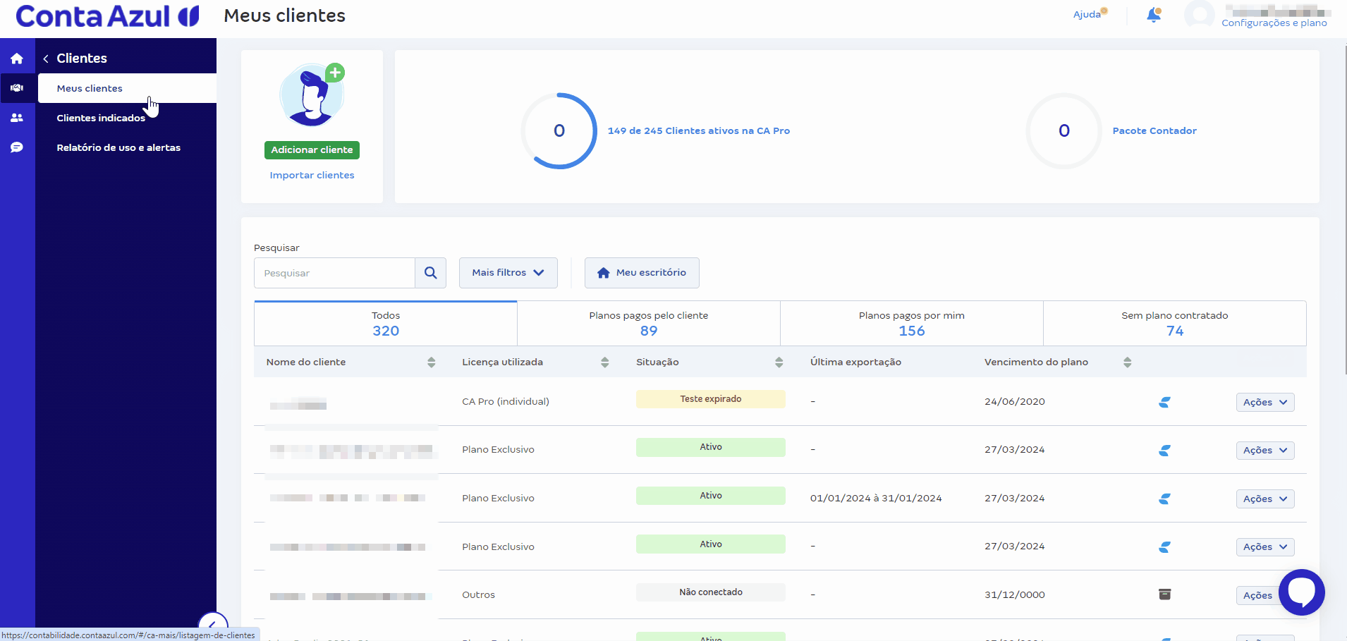 Passo a passo para Ver lançamentos da Importação do Domínio.gif