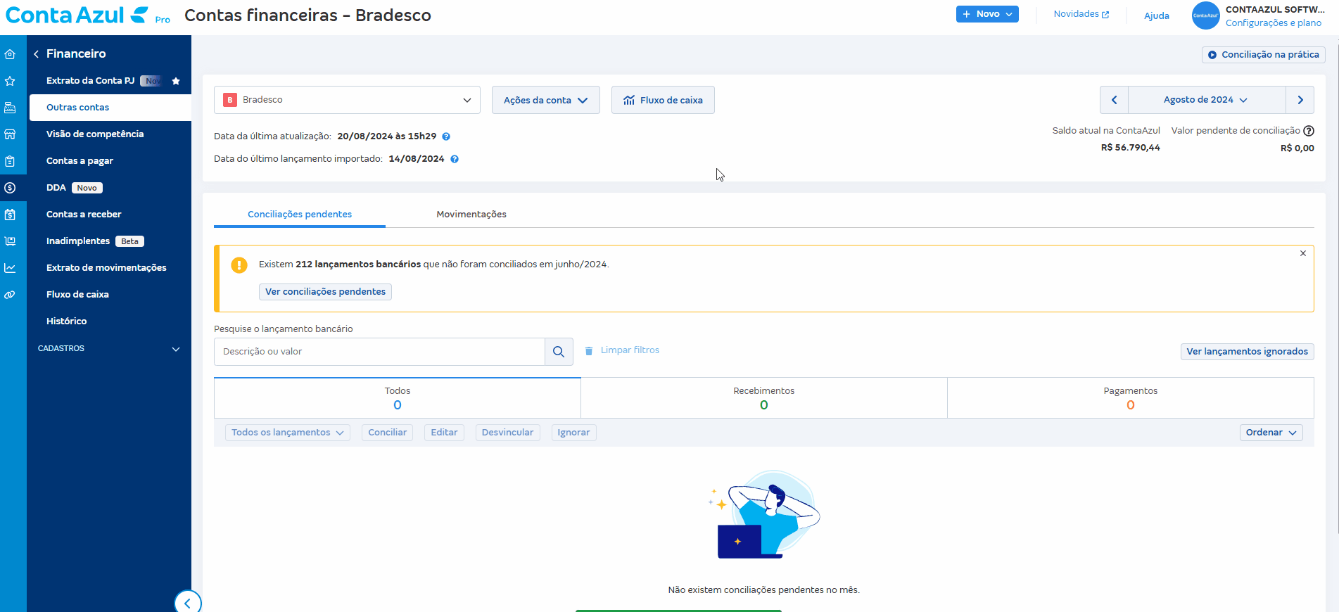 Passo a passo para importar ofx.gif
