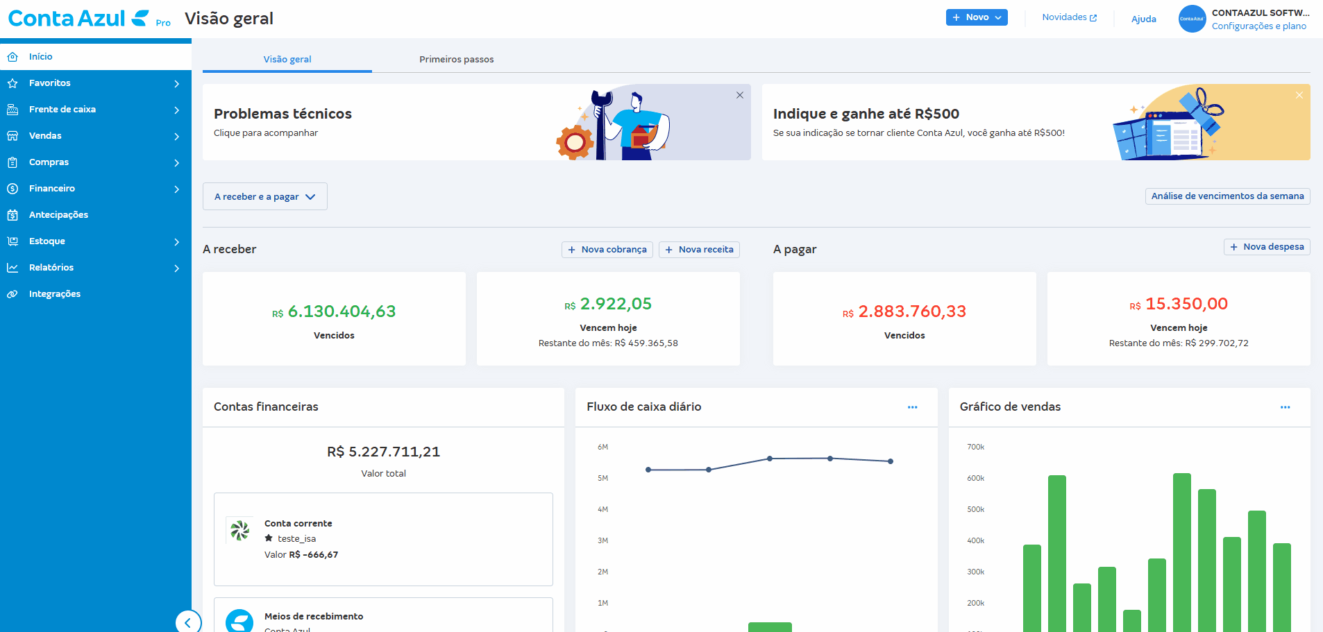 Passo a passo para editar saldo inicial da conta por Ações da conta.gif