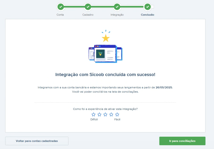 Integração Sicoob Open Finance.