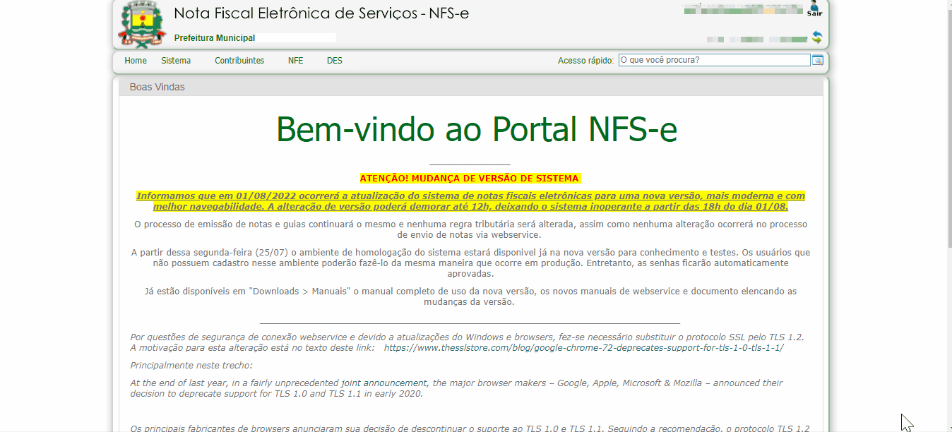 Campo Código para preenchimento do Senha nas Credenciais de acesso no portal Conam.