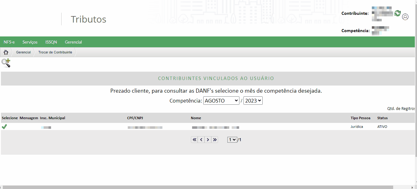 Passo a passo para consulta da Natureza de operação via rascunho da NFS-e no portal Coplan.