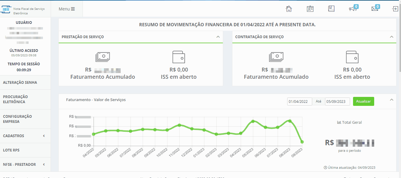 Passo a passo para consulta da Inscrição Municipal via CONFIGURAÇÃO EMPRESA no portal Dsfnet Sorocaba.