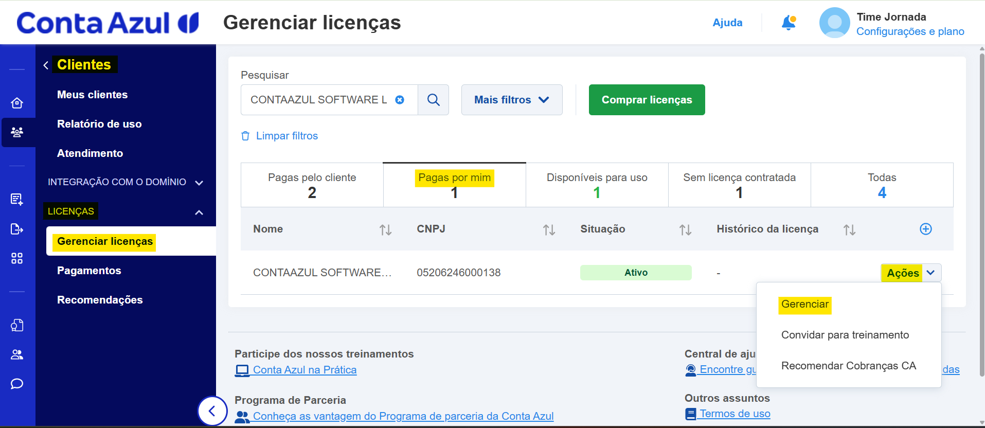 Gerenciar licenças CA MAIS.png