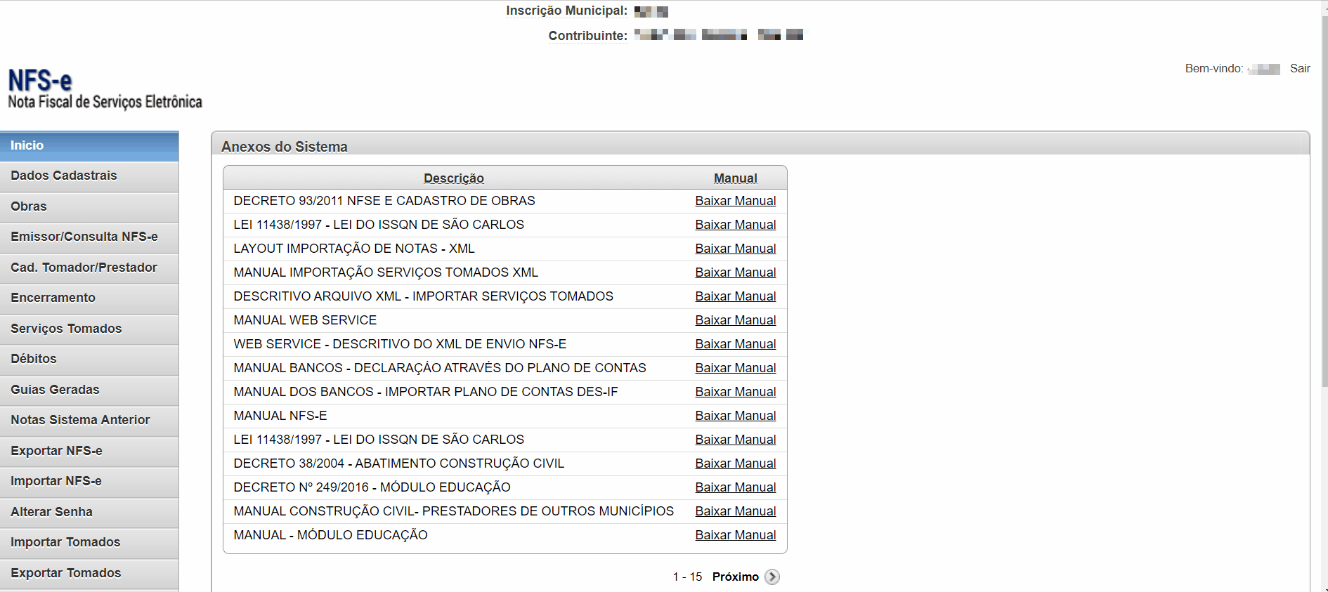 Tela de Dados Cadastrais com destaque para o Token no portal Giap.